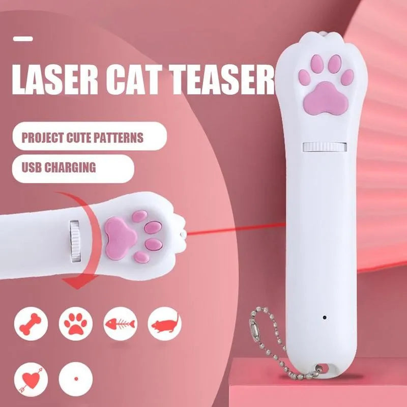 Laser Cat Teaser Interactive Toy