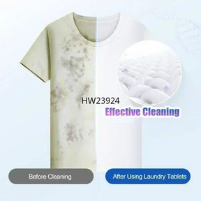 30pcs Laundry Tablets Concentrated Washing Powder Laundry Soap Washing Machine Clothing Strong Cleaning Sheets Detergent