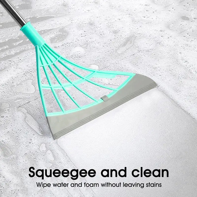 Silicone Magic Broom Window Washing Wiper Squeegee Hand-push Pet Hair Dust Brooms Spatula Household Floor Mirror Cleaning Tools